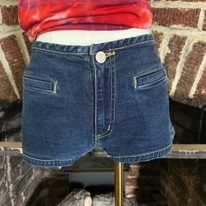 **SOLD** VINTAGE playboy denim short shorts